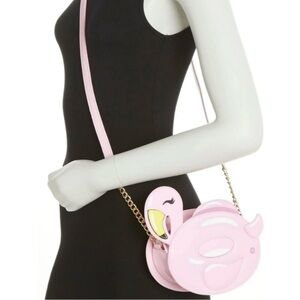 Betsey Johnson Flamingo Crossbody NWOT